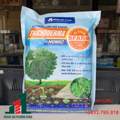 Chế phẩm nấm đối kháng Trichoderma Plus Humic SFARM